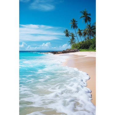 Maldives Beach Canvas